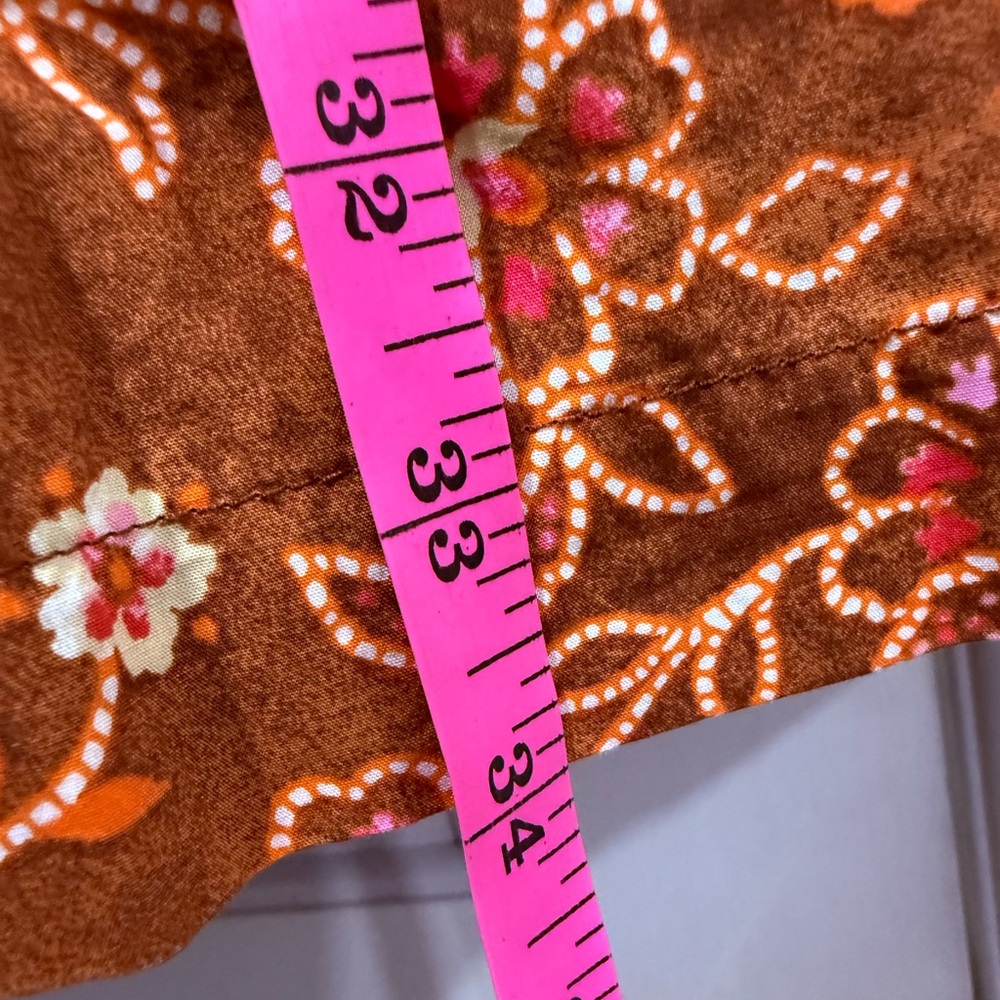 J.Crew Organic Cotton Vintage Vines Floral Print Tiered Pull-On Maxi Skirt - Picture 14 of 14